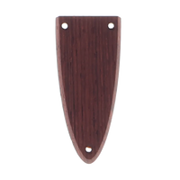 Warwick Wood Truss Rod Cover with Screws - Rosewood - Reclaimed