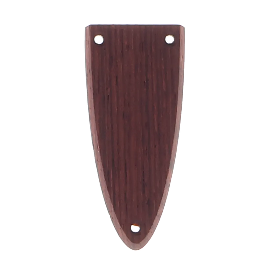Warwick Wood Truss Rod Cover with Screws - Rosewood - Reclaimed