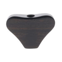 Warwick Wooden Peg for Warwick Machine Heads - Ebony (with Nickel Screw) - Reclaimed