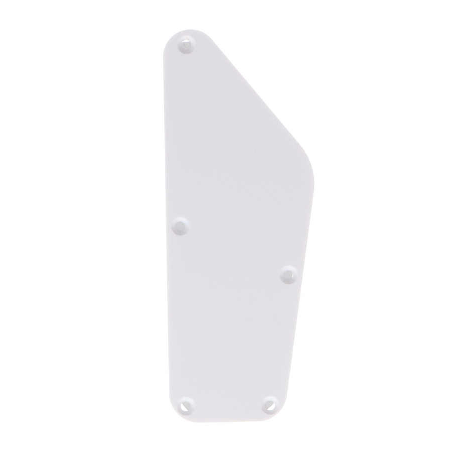 Aerodyne P Bass Control Cover Single Ply - White - Reclaimed